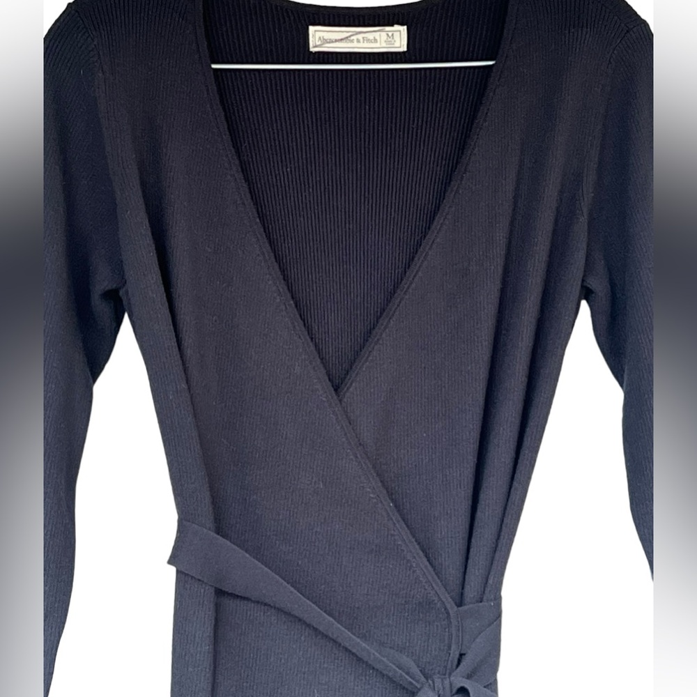 Abercrombie & Fitch Black Long Sleeve Dress - Picture 4 of 12